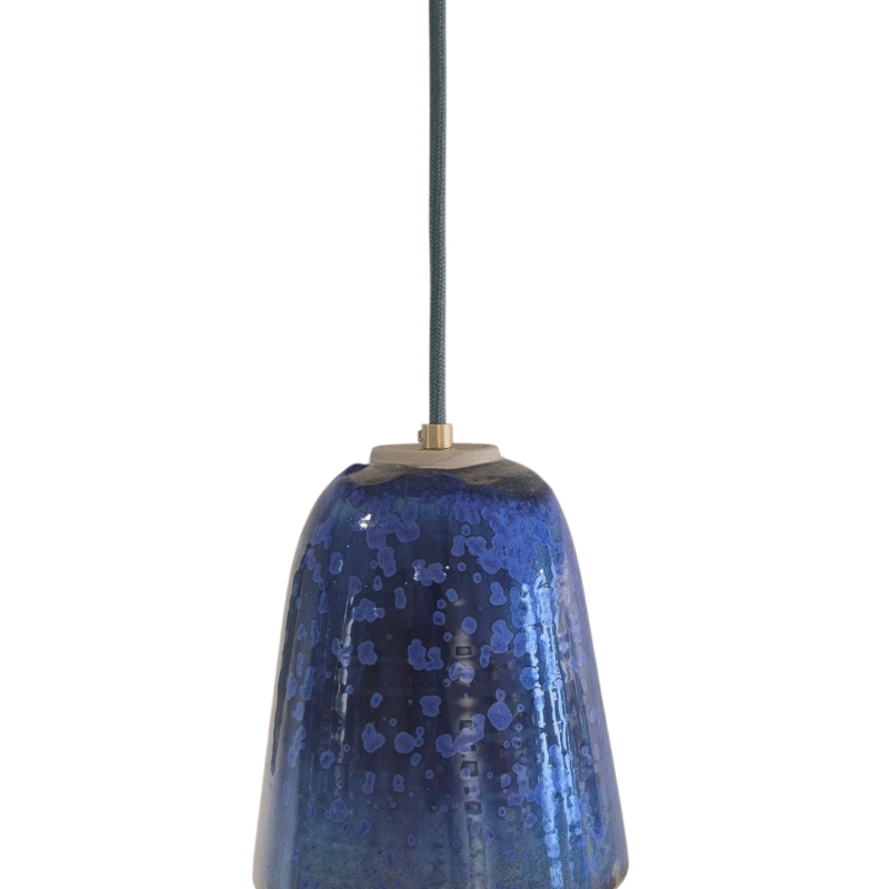 Lamp Midnight Blue, Sea green (inside)